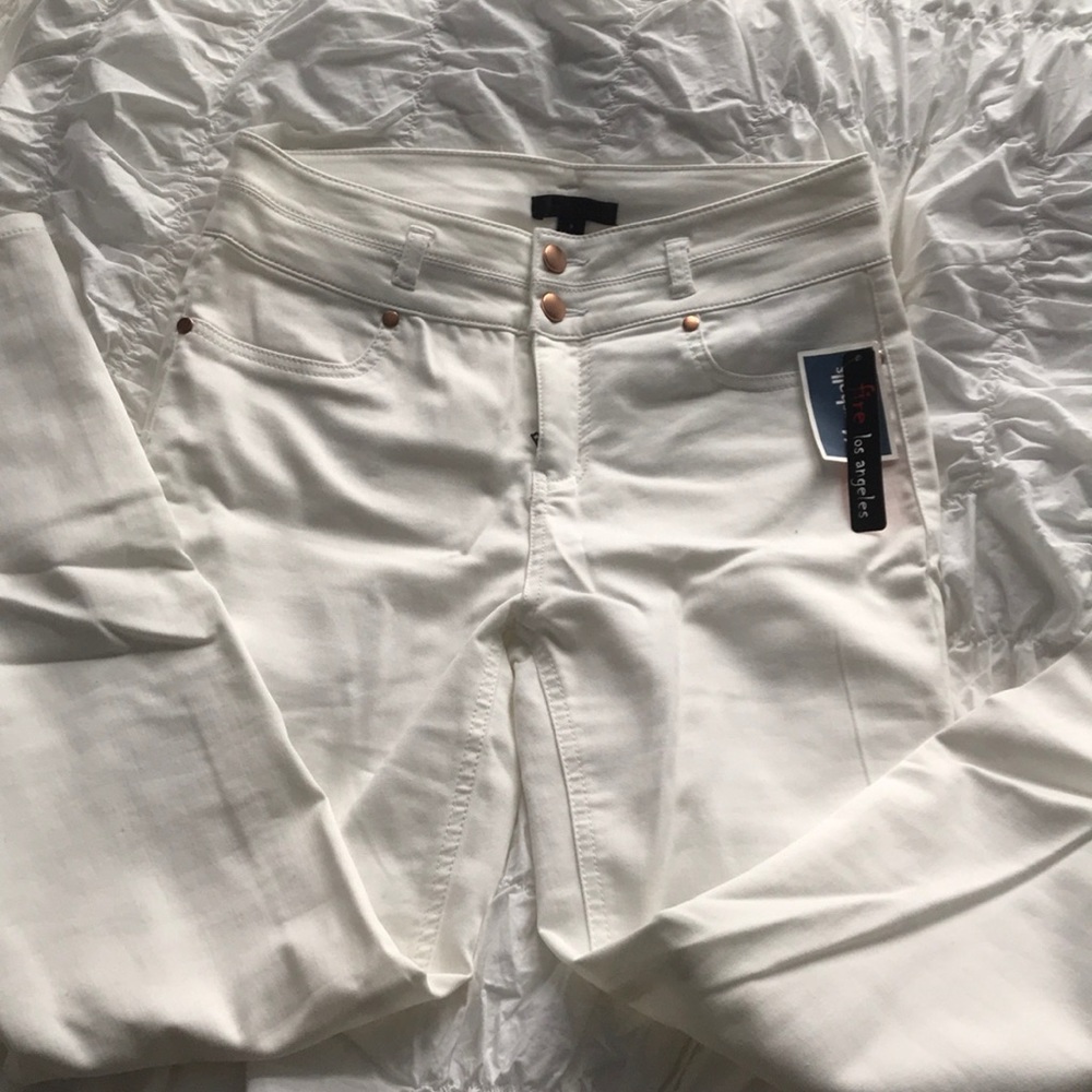 Fire Los Angeles White Jeans